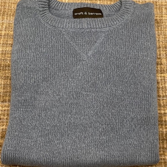 Croft & Barrow Cozy Cloud Cotton Sweater ☁️✨ | XL Blue Haze Bliss - Picture 6 of 6